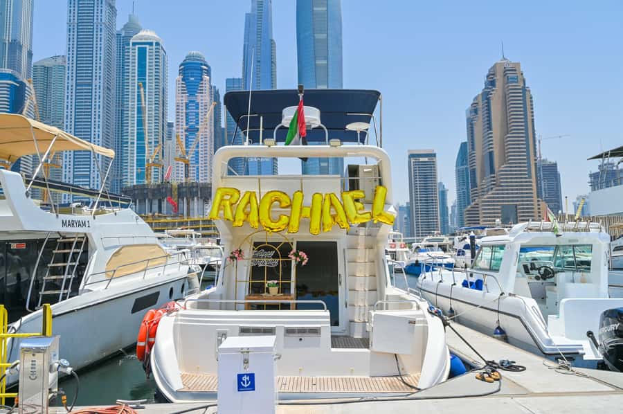 2 Hour Birthday Celebration on a Yacht in Dubai - From Amwaj Al Bahar to Dubai Marina