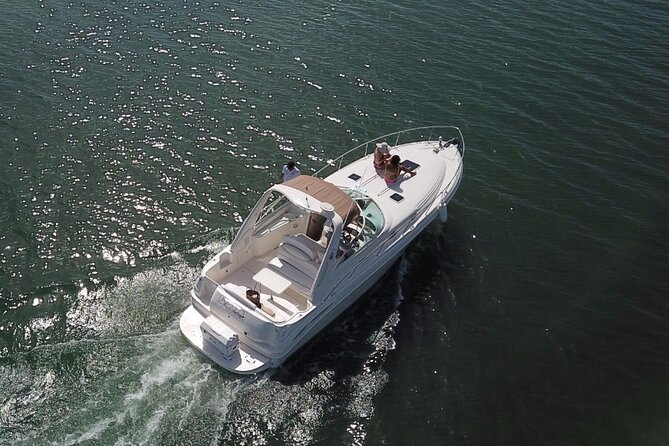 2-hour Private Sunset Cruise on a luxury yacht in Cancun Bay 25P18 - What the two-hour route actually gives you