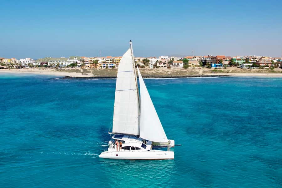 3-hour Catamaran Adventure on the waters of Sal Island - A quiet way to see Sal from the water