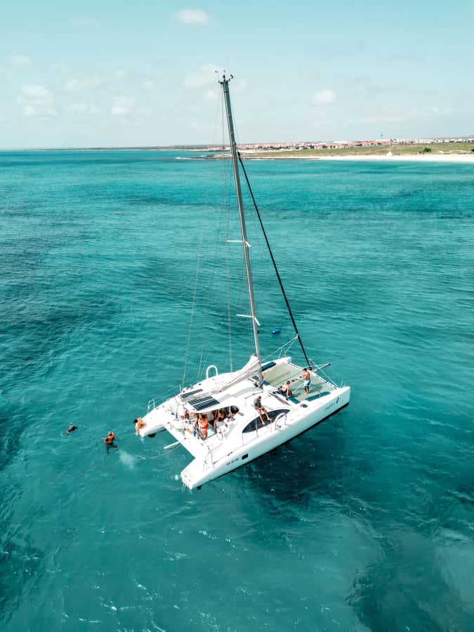 3-hour Catamaran Adventure on the waters of Sal Island - Three hours on the catamaran