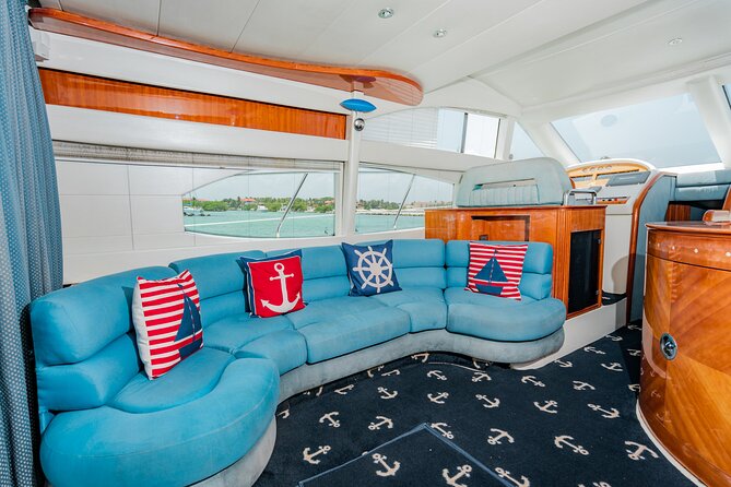 4 Hour 50' Azimut Yacht All-Inclusive in Tulum & Playa del Carmen - Weather, cancellation, and practical limits