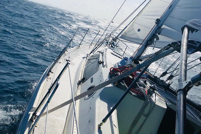 4-Hour Fort Lauderdale Sailing Charter - Taking the wheel with Captain Charlie