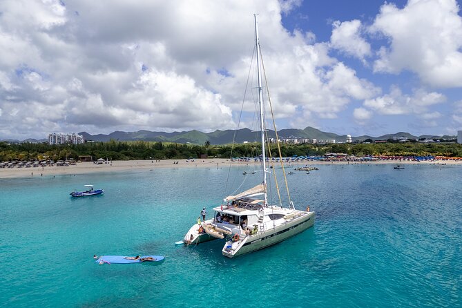 5 Hour Luxury Catamaran Day Sail in Sint Maarten on The Phoenix - The crew adds practical comfort