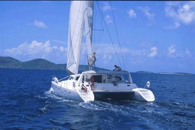 50' Luxury Yacht. Private Full or Half Day Catamaran Snorkel, & Beach Experience - What a private St Thomas catamaran day really gives you