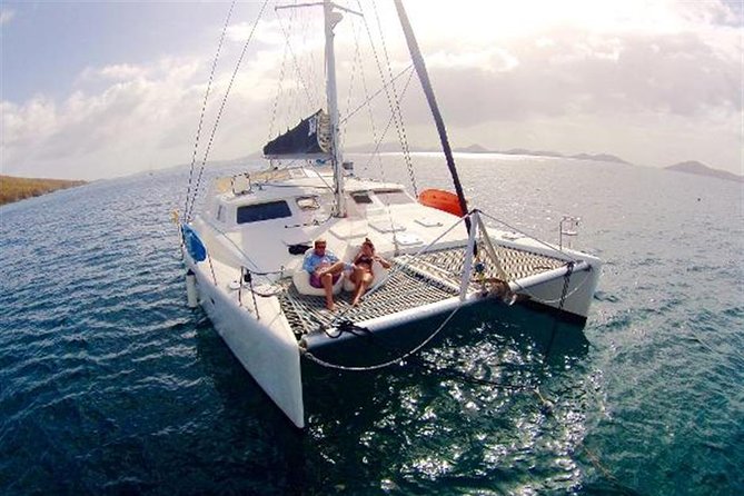 50' Luxury Yacht. Private Full or Half Day Catamaran Snorkel, & Beach Experience - Lindqvist Beach and the quieter St Thomas choices