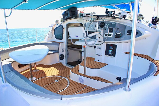 7hrs / 46ft Catamaran Private Charter From Cancun to Isla Mujeres - Free Time in Downtown Isla Mujeres