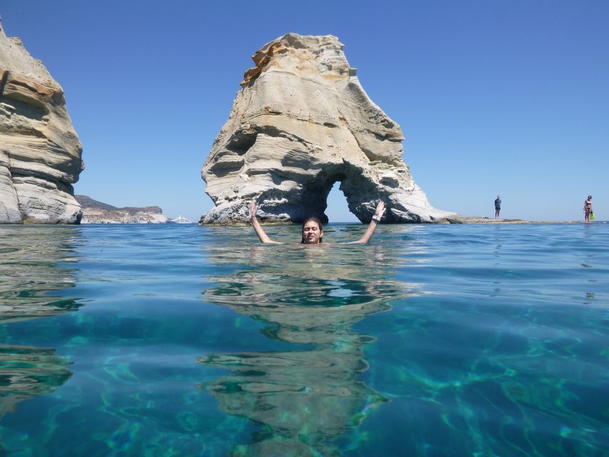 Adamantas: Milos Sightseeing Sailboat Cruise - Weather can change the whole route