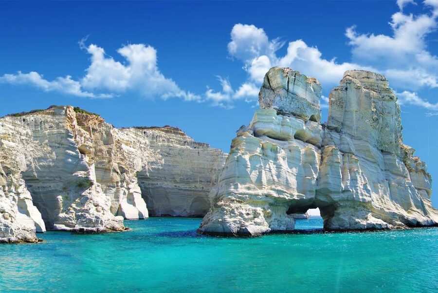 Adamas: Kleftiko Sailing Day Trip with Snorkeling and Lunch - Key points at a glance