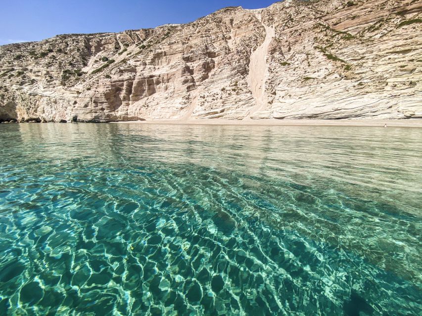 Adamas: Milos & Polyaigos Full-Day Sailboat Tour with Lunch - Sykia Cave and the west coast by boat