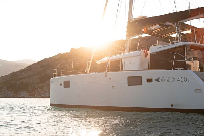 Ag.Nikolaos: Catamaran Trip with Sushi, Drinks, & Water Toys - Setting Out From Agios Nikolaos Marina