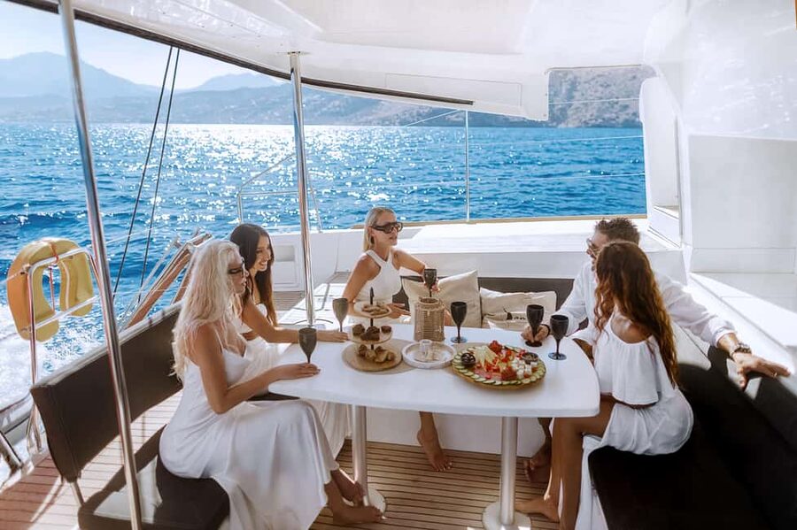 Agios Nikolaos All-inclusive Catamaran Cruise & Water Toys - Why this cruise works so well for a full day in Crete