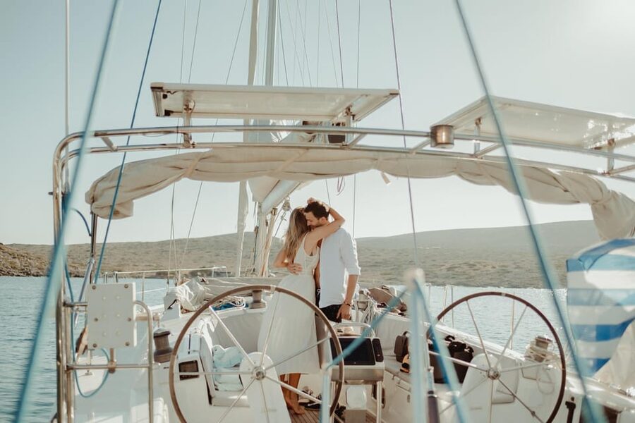Agios Nikolaos: Golden Hour Sailboat Tour with Wine & Snacks - Who should book this sailing trip?
