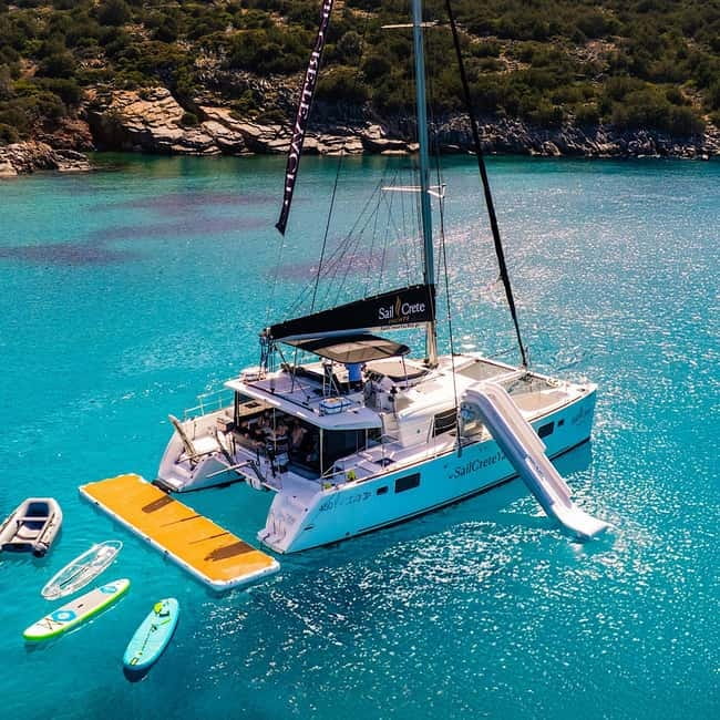 Agios Nikolaos: Sailing Trip Catamaran Lunch and Water Toys - Key points to know before booking