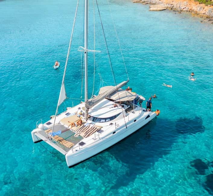 Agios Nikolaos: Spinalonga and Kolokytha Catamaran with Meal - Setting out from Agios Nikolaos Marina