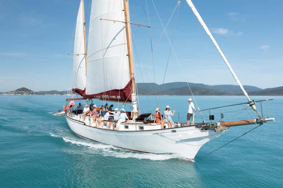 Airlie Beach: Adults-Only Whitehaven Beach Sailing Tour - Snorkeling at a Whitsunday reef