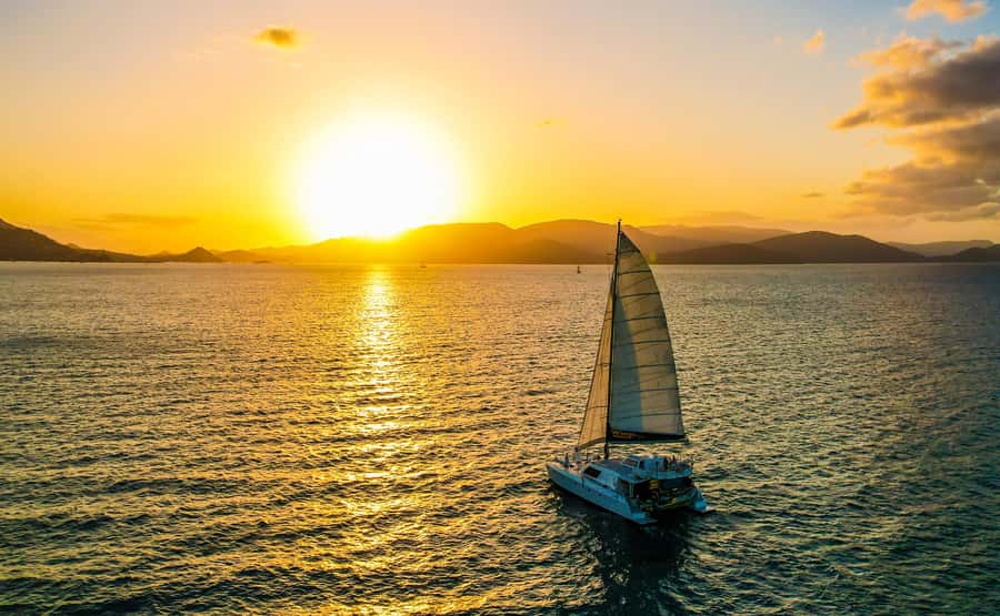 Airlie Beach: BYOB Sunset Sail in Style Catamaran Cruise - A sunset sail with room to breathe