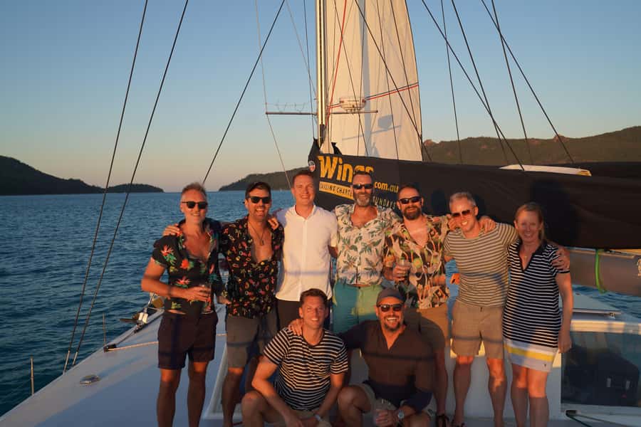 Airlie Beach: BYOB Sunset Sail in Style Catamaran Cruise - Sailing around Airlie Beach