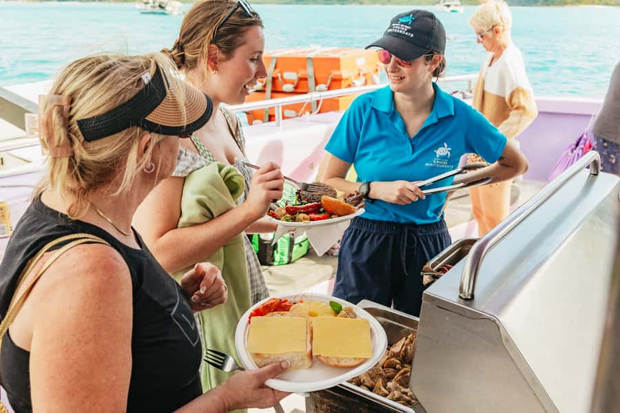 Airlie Beach: Whitsundays Full-Day Camira Sailing Adventure - A BBQ lunch with food through the day