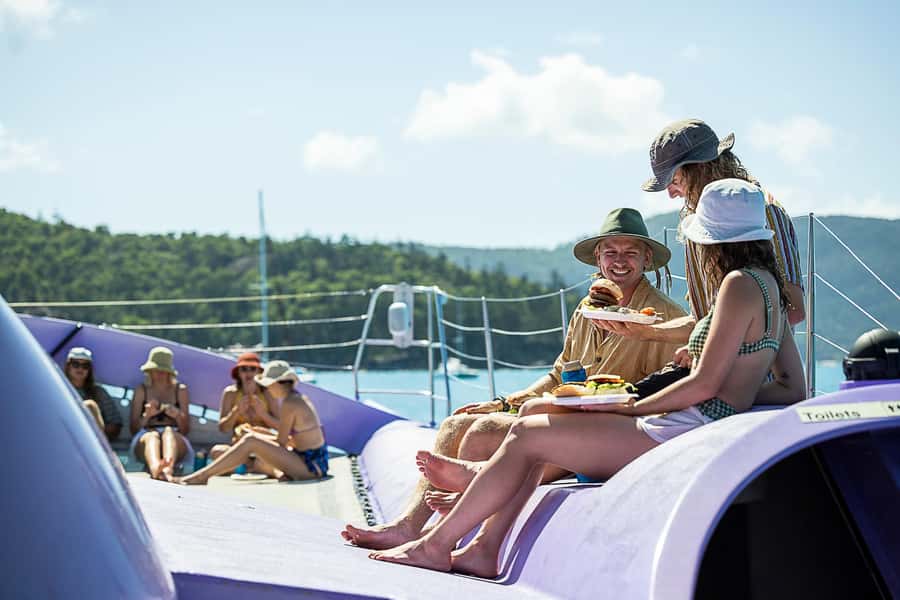 Airlie Beach: Whitsundays Full-Day Camira Sailing Adventure - Snorkeling at a fringing reef