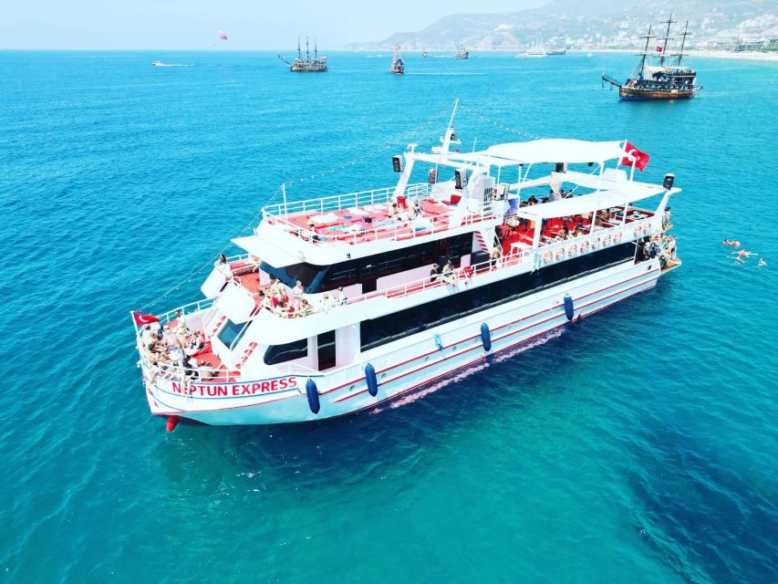 Alanya White Pearl Catamaran Cruise – Scenic Views & Swim - Ulaş Beach and the longer break