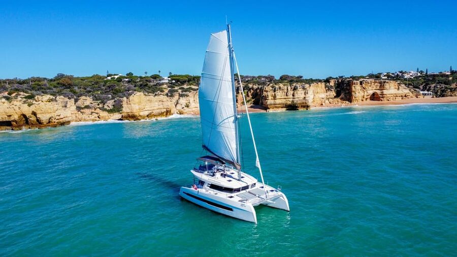 Albufeira: Algarve Half-Day Private Catamaran Charter - Setting out from Albufeira Marina