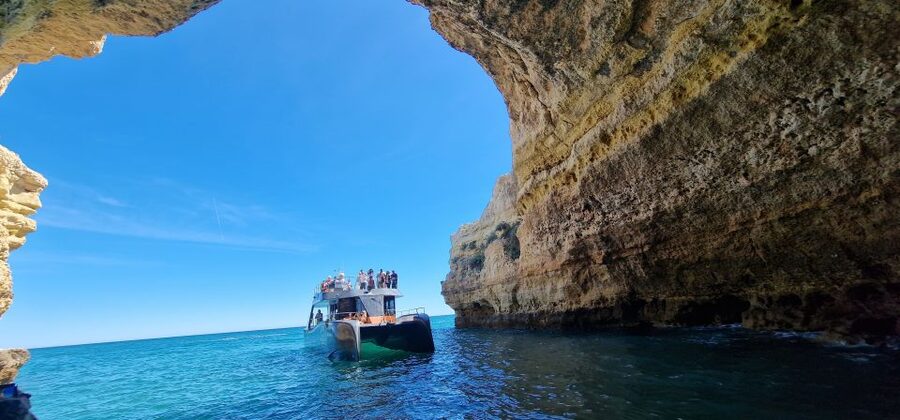 Albufeira: Coastline and Benagil Caves Tour by Catamaran - Setting out from Albufeira Marina