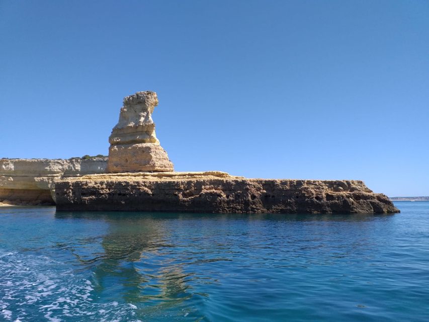 Albufeira: Coastline and Benagil Caves Tour by Catamaran - Albandeira’s natural arch and Praia da Marinha