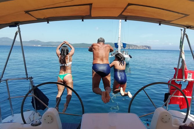 Alghero - Sailboat trip with lunch on board, - Capo Caccia and Isola Piana in protected waters