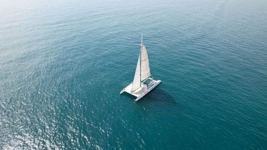 Altea: Catamaran Party Boat - The Catamaran’s Nets and Open Areas