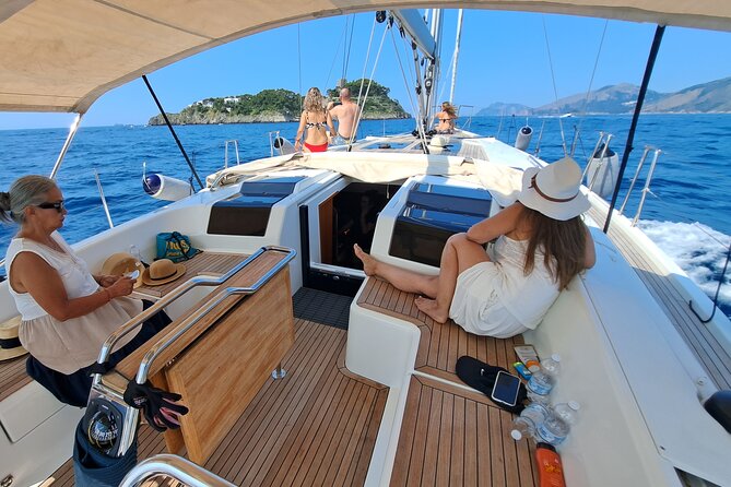 Amalfi Skip the Crowds Private Chill Experience on a Sail Yacht - Castiglione Beach, Conca dei Marini, and the long coastal view