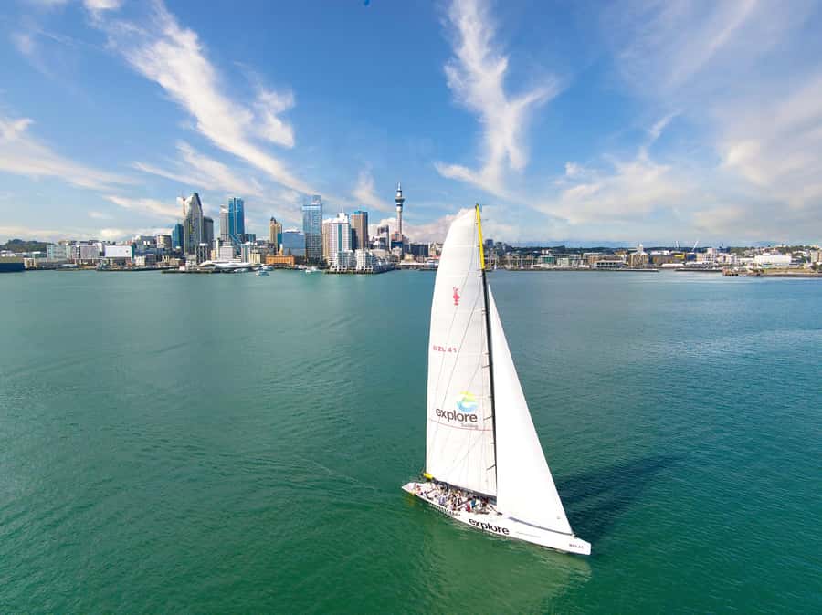 America’s Cup 2-Hour Sailing Experience Waitemata Harbour - The sailing itself: speed, heel, and changing wind