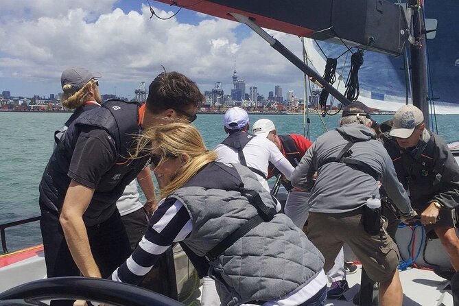 America's Cup Sailing on Auckland's Waitemata Harbour - Two hours across Waitemata Harbour
