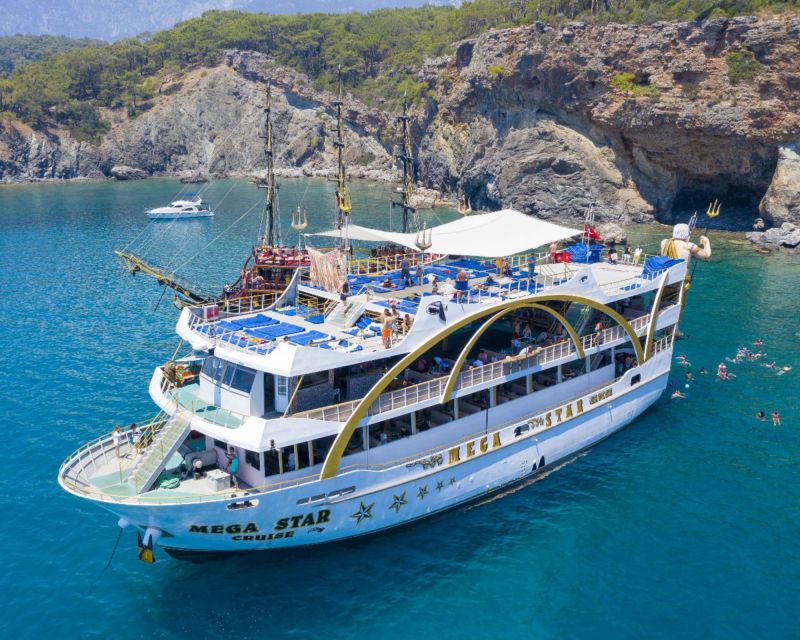 Antalya & Kemer: Megastar Catamaran Cruise With Foam Party - From Antalya to Kemer Marina