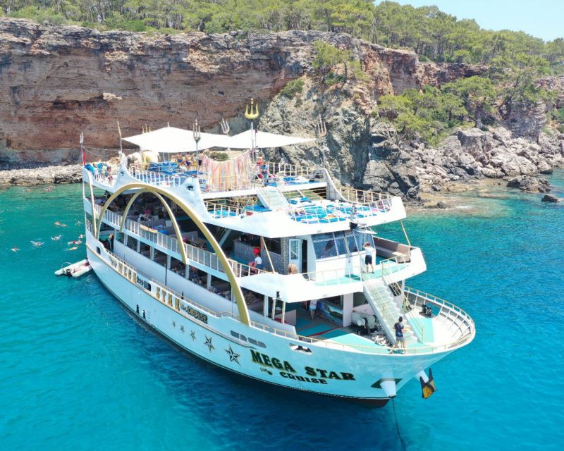 Antalya & Kemer: Megastar Catamaran Cruise With Foam Party - Phaselis Bay, ruins, and the first long stop