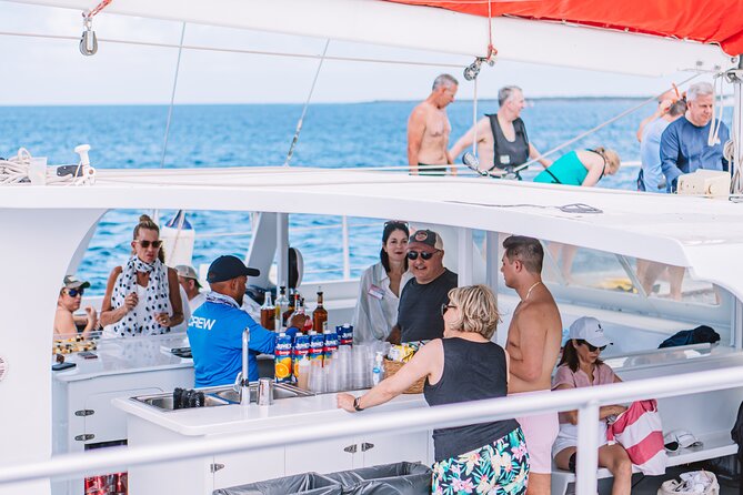 Antilla Shipwreck and Catalina Bay Snorkel Sail - Swimming above the Antilla wreck