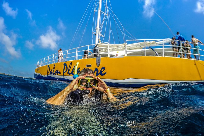 Aruba Afternoon Snorkel Sail aboard Palm Pleasure Catamaran - Boarding at De Palm Pier