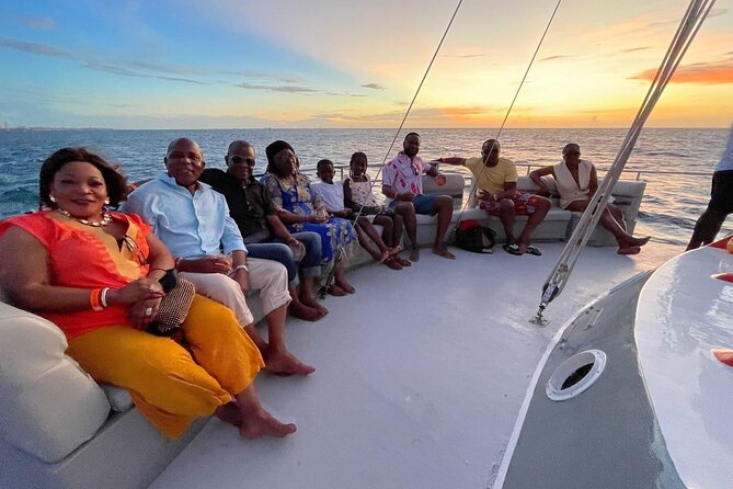 Aruba Happy Hour Sunset Sail with Savory Bites and Cocktails - Watching the northern coast turn gold