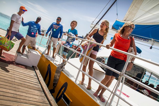 Aruba Morning Snorkel Sail aboard Palm Pleasure Catamaran - Three stops, three different kinds of water time