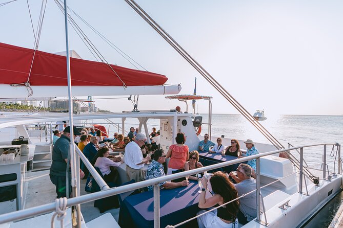 Aruba Sunset Sail Dinner Cruise with Open Bar by Catamaran - Sunset is the main course before dinner