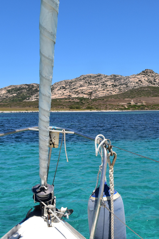 Asinara: sailing experience among the coves of the island - Cala Reale, the shore stop on Asinara
