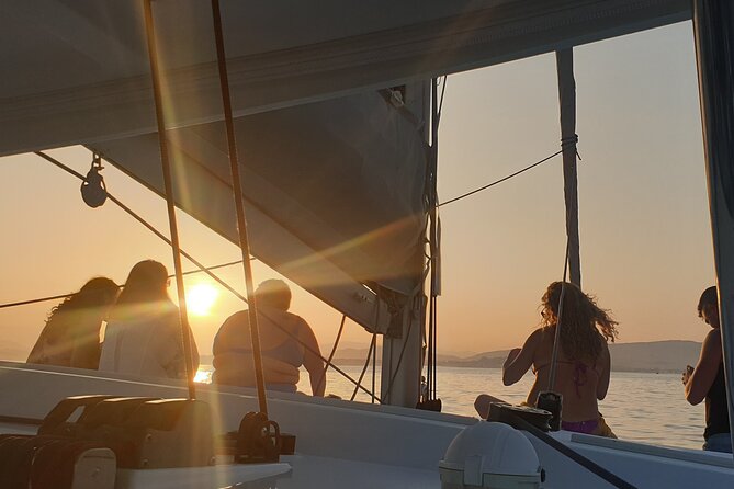 Athens Riviera Private Sail Catamaran with Meal and Wine - The run toward Vouliagmeni Bay