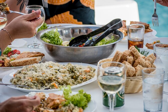 Athens Semi private Morning Catamaran cruise with meal & drinks - Lunch prepared on the boat