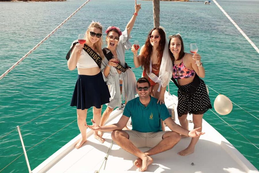 Athens: Semi Private Sunset Sailing and Gastronomy Cruise - Sailing toward Vouliagmeni at sunset