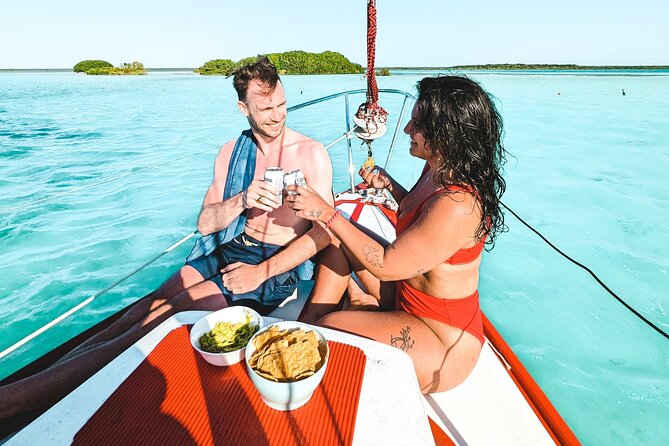 Bacalar: 4hr Private Sailing Tour with Guacamole & Drinks - Quieter corners beyond the usual route