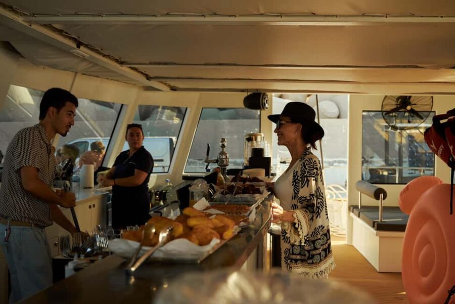 Balos & Gramvousa Catamaran Trip: Meals, Drinks & Transfer - Kissamos Port and the first hour at sea