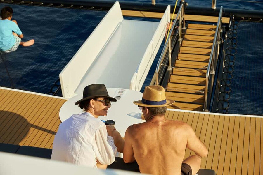 Balos & Gramvousa Catamaran Trip: Meals, Drinks & Transfer - Food, drinks, and the value of the $164 fare