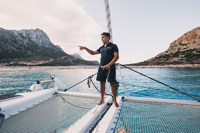 Balos & Gramvousa Luxury Catamaran Sailing Cruise from Kissamos - Lunch is a real part of the experience