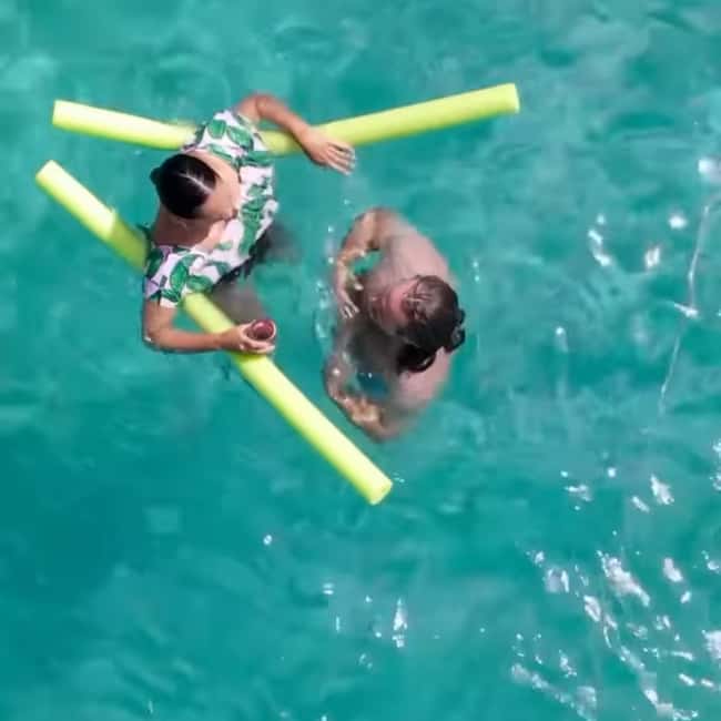 Barbados: Catamaran Tour with Snorkeling and Lunch - The buffet lunch on a moving boat