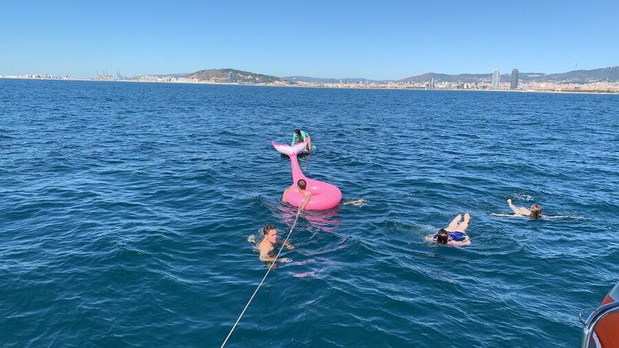 Barcelona: 2-Hour Sailboat Tour with Paddle Boarding - The Mediterranean swim stop and paddle board break