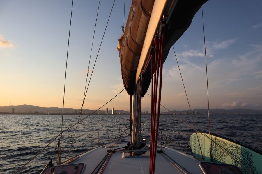 Barcelona: 2-Hour Sailboat Tour with Paddle Boarding - What the captain adds to the experience